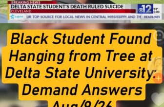 A Black College Student Huged In The Tree