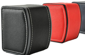 Portable Watch Box PU Leather Watch Case Organizer Storage Holder for Men Women`