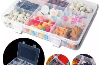 Kids Snack Box with 18 Removable Grids Compartments Snackle Trays for Travel