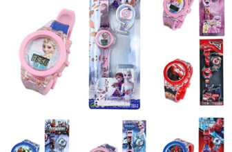 Kids Boys Girls Cartoon Digital Watch Light Up Frozen Superhero Wrist Watch Gift