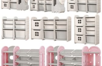 Kids Toy Storage Cabinet Children Toy Boxes Shelf Rack Toy Organizer Bookcase UK