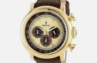 New Invicta Men Analog Quartz Watch with Leather Strap 13058  48mm