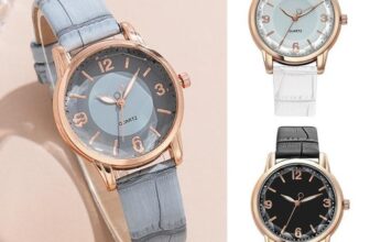 Watch for Ladies Women Girls Leather Strap Fashion Wristwatch Gift