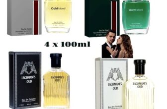 4 x 100ml Men’s perfume Eau De Toilette Spray Gift Pack Men’s Fragrance Set