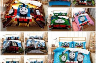 Thomas and Friends Doona Duvet Cover Bedding Set Single Double Queen Kid Gift