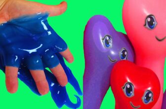Лопаем Воздушные шарики с водой Learn colors Slime Слайм Лизун Учим цвета Песня Семья пальчиков