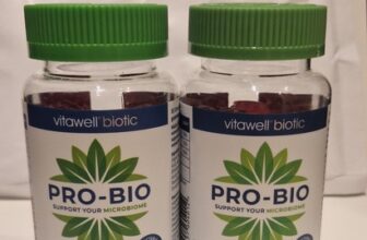 Gut Support Probiotic Gummies Pro Bio with friendly bacteria  & vitsmins 2 PACKS