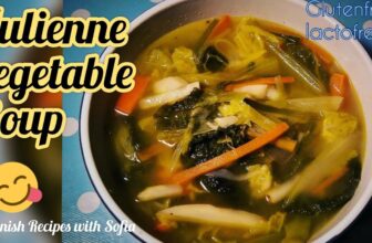 Julienne vegetable soup! / Spanish recipes with Sofia