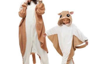 Adults Kids Flying Squirrel Onesis Pajamas Men Child Women Costumes Christmas **