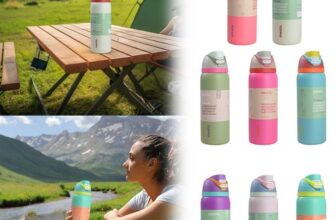 Owala FreeSip 32 Oz Blue Insulated Stainless Water Bottle With Lid