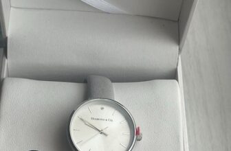 Diamond & Co Womens Watch With Genuine Diamond