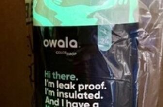 Owala Boo-Ya Glow-in-the-Dark Color Drop 32oz Freesip Bottle 👻 Boo (GITD)