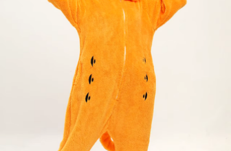 Garfield Multicoloured All In One Jumpsuit Onesie00 Unisex Adults Orange Cat