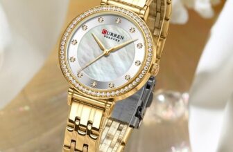 Curren Casual Womens Watches Dress Formal Analog Watch Stainless Band Waterproof
