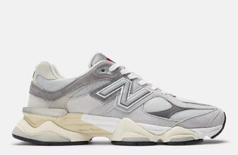 U9060GRY New Balance 9060 Rain Cloud with Castlerock and WhiteMen Casual Shoe
