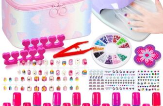 Lubibi Kids Nail Polish Sets – Gifts for Girls Water-Based Peel-off Nail Varnish