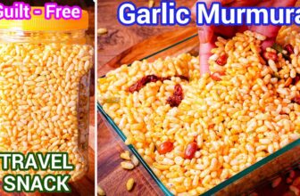 Garlic Murmura Snack Recipe in Minutes | Guilt Free Travel Snack Lahsuni Murmura Chiwda – Fav Snack