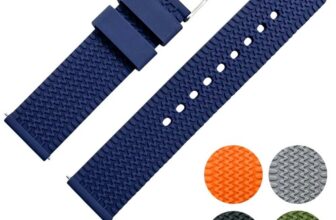 Watch Strap Silicone Tyre Tread Rubber Dive Band Quick Release 18mm 20mm 22mm UK