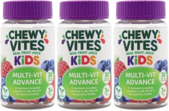 Chewy Vites Kids Multivitamin Advance 30 Gummies | Immune Support | X 3