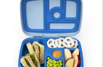 5 x Bentgo Kids Lunch Box Container Storage Blue