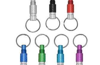Heavy Duty Car Key Holder Metal Keychain Double End Key Chains for Men and Women