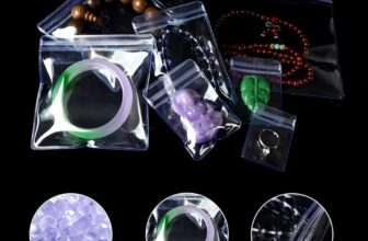 10* Small Clear Plastic Poly Grip Self Seal Resealable Zip Lock Bags Jewellery