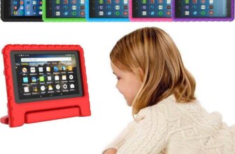 Kid EVA Foam Stand Case Cover For Amazon Kindle Fire 7 /HD 8/Plus/12th 2024 +Pen