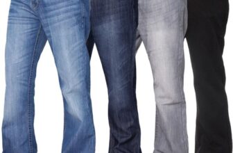 APT Bootcut Jeans Mens Wide Leg Flared Denim Trouser Flap Pockets Pants UK Sizes
