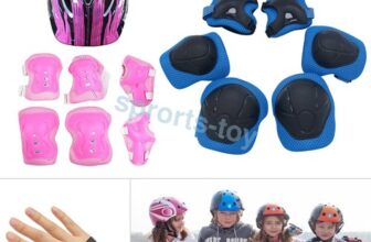 7PCS Kids Helmet And Knee Pads Set Elbow Guard Safety Cycling Bike Boys Girls