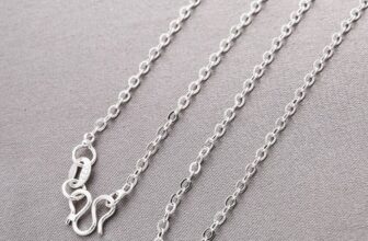 925 Sterling Silver Plated Curb Chain Women Necklace 18 Inches Jewellery Gift UK