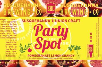 Susquehanna Brewing Adding Party Spot Pomegranate Lemon Shandy – mybeerbuzz.com
