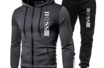 Mens Sportswear Sets Jogging Suit Casual Sportswear Tracksuit Gym Sweat Hot Suit