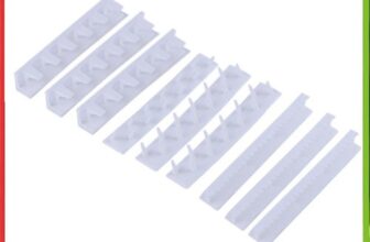 9pcs Adhesive Jewelry Earring Necklace Hanger Organizer Wall Mount(White)
