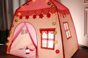 Kids Pop Up Play Tent Fairy Princess Childrens House Castle Tent Indoor Outdoor