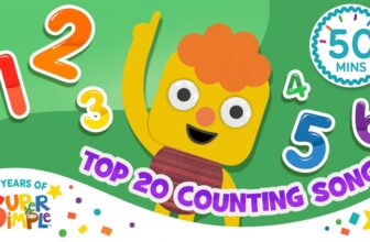 Top 20 Counting Songs | Numbers Practice for Preschool + Up | 20th Anniversary of Super Simple Songs