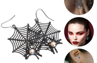 Fake Earrings Spider Jewelry Earrings Under 5 Dollars Halloween Earrings Women