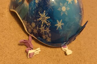Disney Frozen 3D Tiara Safety Helmet Age 5-8 Head Protection Kids  Skating