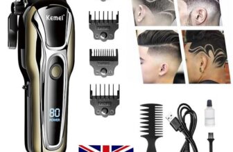 Professional Cordless Hair Clippers Trimmer Kit Men Cutting Machine Barber Salon