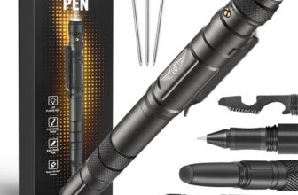 Gifts for Men, Multi Tool Pen with LED, Mens Gifts for Dad, Campass Gadgets for