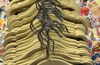 Kids Hangers Velvet 50 Pack -Baby Felt Hangers Non Slip Toddler Hangers Child…