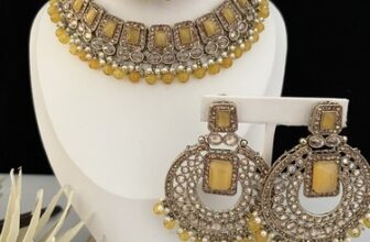 Indian Jewellery Set Necklace Tikka Earrings Indian Bridal set Choker Set