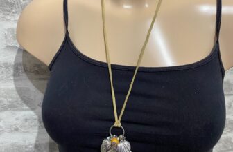 Vintage/modern costume jewellery quirky arty charm pendant necklace JW221