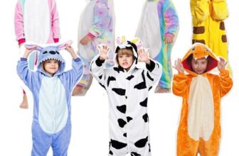 Girls Boys Cosplay Pajamas Flannel Children Sleepsuit Hoodie Party Xmas Gift UK