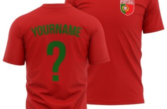 Mens Personalised Portugal Badge T Shirt shirt Football Him Footie Supporter …