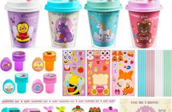 24 pcs Valentines Day Gifts for Kids Classroom – Valentines Day Stationary Set