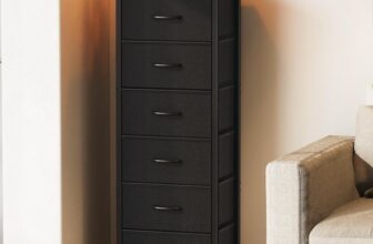 AODK Tall Dresser for Bedroom with 6 Fabric Drawers Storage Dresser Organizer…