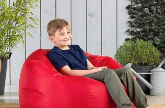 Teens Bean Bag Chair Tub BeanBag Filled Large Kids & Teens Chair Indoor Outdoor