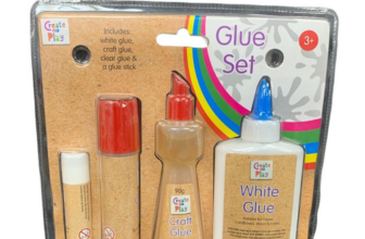 4 Pack Activity Glue Set for Art & Craft Projects, Best For Kids Create and Play