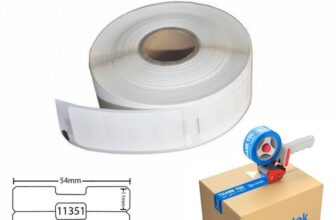 6 x 11351 DYMO SEIKO Printer Compatible Jewellery Labels 11 x 54mm