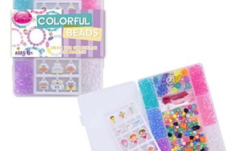 Girls Kids Necklace Bracelet Make Own Beads Jewellery Making DIY Craft Kit 800+